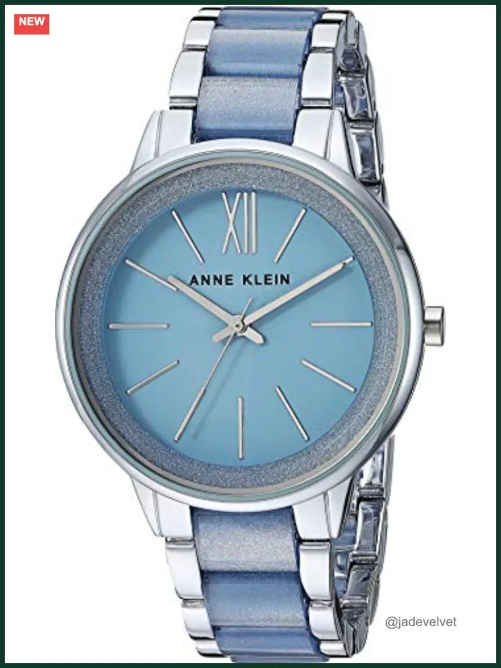 Anne Klein Women's Resin Bracelet Watch, Japanese Quartz, Water Resistant